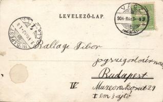 1904 Vác, Gróf Csáky Károly váci megyés püspök bevonulása