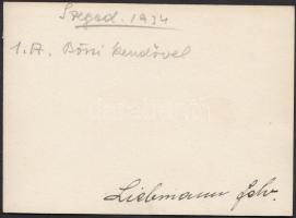 1934 Liebmann Béla (1899-1996): Bözsi kendővel, aláírt vintage fotó  Szentpál Olga tánccsoportjának ...