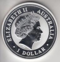 Ausztrália 2001. 1$ Ag "Kookaburra" 1 uncia T:PP
Australia 2001. 1 Dollar Ag "Kookabu...