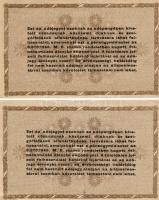 1946. 10.000Adópengő (2x) előlapon azonos erős lemezhiba, egymásutáni sorszámok T:II