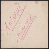 cca 1925-1935 Ebéd egy barlanglakásban, vintage szociofotó a Pesti Napló archívumából, olvashatatlan...