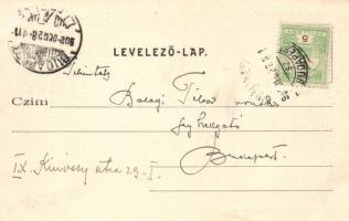 Hortobágy, téli halászás merettyűvel; Telegdi K. Lajos utóda kiadása, Haranghy