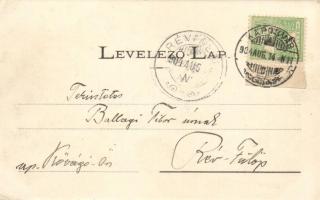 Kaposvár, Fő utca, Első Magyar Biztosítótársaság főügynöksége; Szabó Lipót kereskedő kiadása