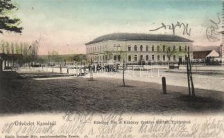 Kassa, Rákóczi tér, Rákóczi ereklyekiállítás épülete; kiadja Breitner Mór / Rákóczi museum