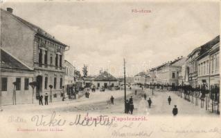 Tapolca, Fő utca; Koblenczer Ignácz kiadása