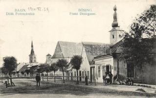 Bazin, Bösing, Pezinok; Deák Ferenc utca / street