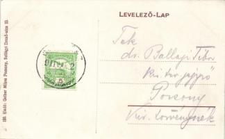 Cseklész, Gróf Eszterházy-kastély; kiadó Gelber Miksa  / castle