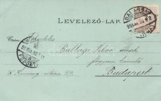 1899 Balassagyarmat, Fogház, kórház, Kékkői vár litho