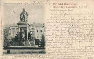 1898 Budapest V. Deák-szobor (EK)