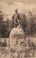 Hall in Tirol, statue of Speckbacher