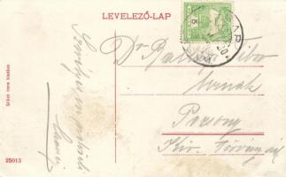 Csap, Záhonyi Tiszahíd, Glück Imre kiadása / railroad bridge