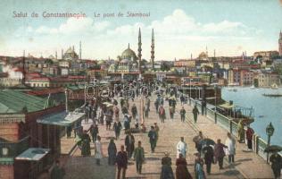 Constantinople, Le pont de Stamboul / bridge (fl)