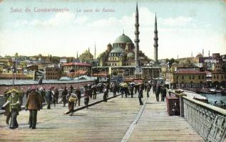 Constantinople, Le pont de Galata / Galata bridge