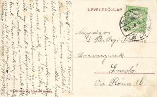 Budapest II. Marczibányi Tér, lövőház, Rózsadomb részlet; Podhraczky Istvánné kiadása