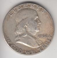 Amerikai Egyesült Államok 1962. 1/2$ Ag &quot;Franklin&quot; T:2- &lt;br/&gt;USA 1962. Half Dollar Ag &quot;Franklin&quot; C:VF