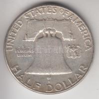 Amerikai Egyesült Államok 1962. 1/2$ Ag "Franklin" T:2-
USA 1962. Half Dollar Ag "Fra...