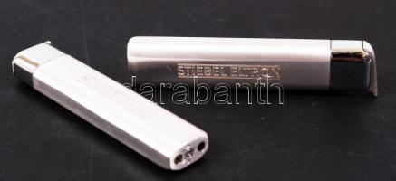 2 db Stiebel Eltron márkájú tölthető fém öngyújtó