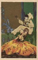 Italian art postcard s: Busi