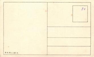 'Erste Liebe' Wiener art postcard B.K.W.I. 123-6 s: August Patek