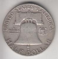 Amerikai Egyesült Államok 1960. 1/2$ Ag "Franklin" T:3
USA 1960. Half Dollar Ag "Fran...