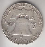 Amerikai Egyesült Államok 1961. 1/2$ Ag "Franklin" T:3
USA 1961. Half Dollar Ag "Fran...