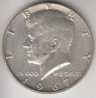 Amerikai Egyesült Államok 1967. 1/2$ Ag "Kennedy" T:2 USA 1967. 1/2 Dollar Ag "Kennedy" C:XF