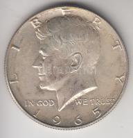 Amerikai Egyesült Államok 1965. 1/2$ Ag "Kennedy" T:2 USA 1965. 1/2 Dollar Ag "Kennedy" C:XF