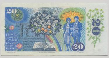 Csehszlovákia 1988. 20K szlovák felülbélyegzés T:II-/III
Czechoslovakia 1988. 20 Korun with Slovak s...