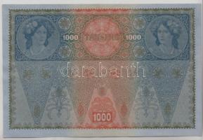 1902. 1000K piros "Deutschösterreich" felülbélyegzéssel T:II
Adamo K35B