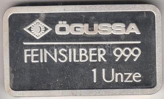 DN "Bécs Belvedere" 1oz (31,103g) Ag(0.999) ezüst tömb T:PP ND Vienna Belvedere" 1oz (31,103g) Ag(0.999) silver block C:PP