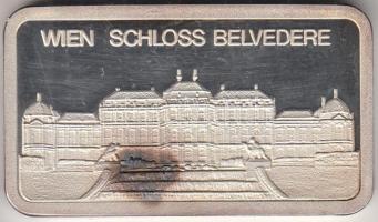 DN "Bécs Belvedere" 1oz (31,103g) Ag(0.999) ezüst tömb T:PP
ND Vienna Belvedere" 1oz ...