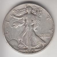 Amerikai Egyesült Államok 1944. 1/2$ Ag "Walking Liberty" T:3 USA 1944. 1/2$ Ag "Walking Liberty" C:F