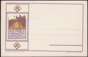 Német, osztrák és Magyar Méhészek Vándorgyűlése és Kiállítása, Pozsony, 1914, 16-os ív és levelezőla...