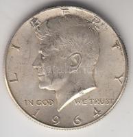 Amerikai Egyesült Államok 1964. 1/2$ Ag "Kennedy" T:2
USA 1964. 1/2 Dollar Ag "Kenned...