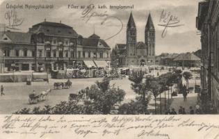 Nyíregyháza Fő tér, Római katolikus templom (kis szakadás / small tear)