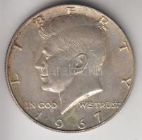 Amerikai Egyesült Államok 1967. 1/2$ Ag &quot;Kennedy&quot; T:2 &lt;br/&gt;USA 1967. 1/2 Dollar Ag &quot;Kennedy&quot; C:XF &lt;br/&gt;