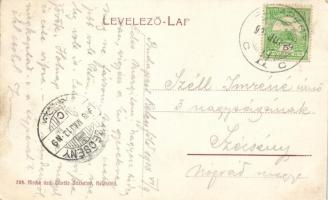 Budapest XI. Kelenföld vasútállomás, villamos; kiadja Özv. Chvála Józsefné