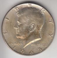 Amerikai Egyesült Államok 1965. 1/2$ Ag "Kennedy" T:2 USA 1965. 1/2 Dollar Ag "Kennedy" C:XF