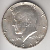 Amerikai Egyesült Államok 1968. 1/2$ Ag "Kennedy" T:2 USA 1968. 1/2 Dollar Ag "Kennedy" C:XF