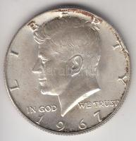 Amerikai Egyesült Államok 1967. 1/2$ Ag &quot;Kennedy&quot; T:2 &lt;br/&gt;USA 1967. 1/2 Dollar Ag &quot;Kennedy&quot; C:XF