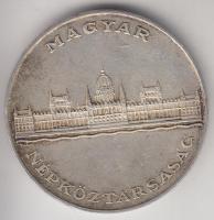 1956. 25Ft Ag "10 éves a forint / Parlament" T:2