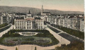 8 db régi külföldi városképes lap, közte két lap 1899-ből és egy litho / 8 old foreign postcards, in...