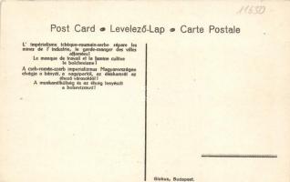 1919 'A cseh-román-szerb imperializmus Magyarországon elvágja a bányát a nagyipartól, az éléska...