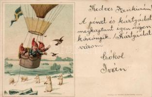 1899 Dwarves, bizarre 'Verlag von Wezel & Naumann' litho