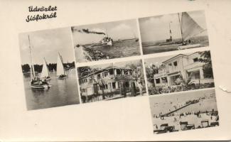 33 db modern balatoni városképes lap / 33 modern Hungarian postcards, lake Balaton