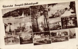 33 db modern balatoni városképes lap / 33 modern Hungarian postcards, lake Balaton