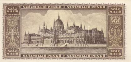 1946. 100.000.000P (3x) egymás utáni sorszámmal T:I