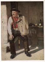 20 db régi, használatlan, osztrák folklór témájú, jó minőségű képeslap / 20 unused motive cards, Aus...