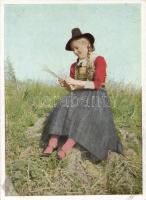 20 db régi, használatlan, osztrák folklór témájú, jó minőségű képeslap / 20 unused motive cards, Aus...