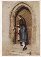 20 db régi, használatlan, osztrák folklór témájú, jó minőségű képeslap / 20 unused motive cards, Aus...